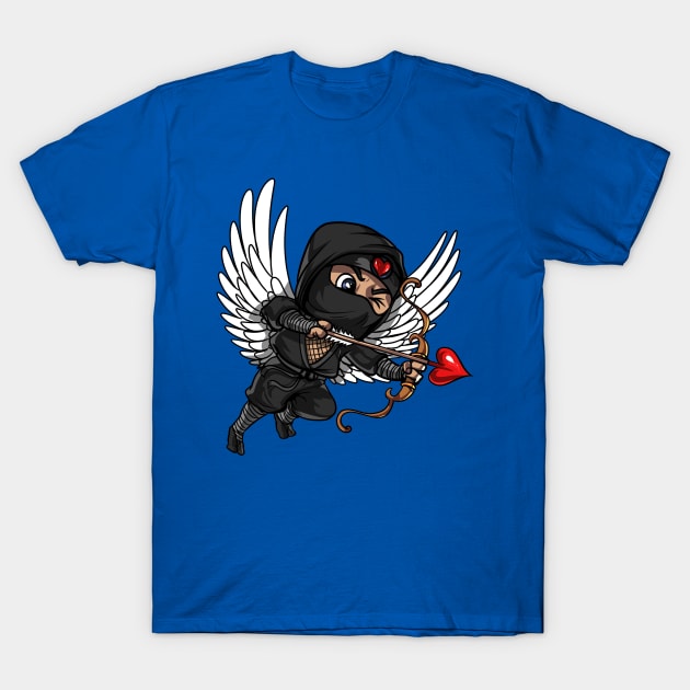 Ninja Cupid T-Shirt by underheaven